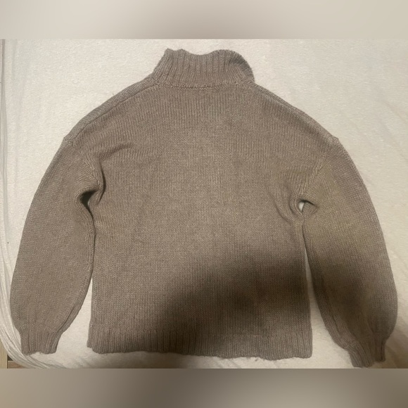 Reformation Belvedere Sweater in Light Brown XS - Picture 4 of 4